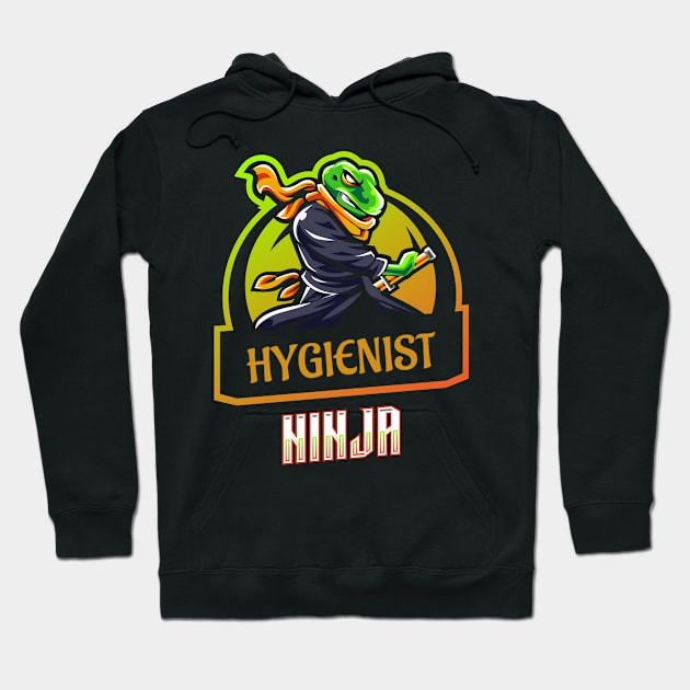 Hygienist Ninja Hoodie by ArtDesignDE